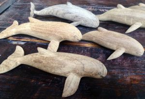 Driftwood Dolphins From Reclaimed Teak